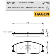 ������� ��������� �������� Sangsin Brake GP1171 GP1171 ����