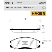 ������� ��������� �������� GP1115 Sangsin Brake GP1115 GP1115 ����