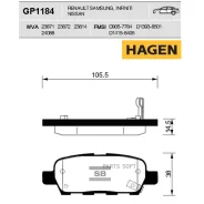 ������� �������� ������! Hagen Nissan X-Trail 2.0/2.5/2.2CDi 01 Sangsin Brake GP1184 GP1184 ����