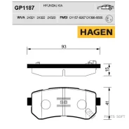 ������� ������ KIA CEED HB 09-12, Sportage (JE/SL) GP1187 Sangsin Brake GP1187 GP1187 ����