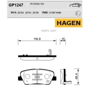 ������� ��������� ������ Hyundai Santa Fe 06-/KIA Sorento 09- GP1247 Sangsin Brake GP1247 GP1247 ����