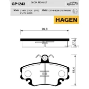 ������� ��������� �������� Sangsin Brake GP1243 GP1243 ����