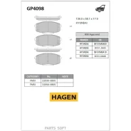 ������� ��������� �������� Hyundai Creta GP4098 Sangsin Brake GP4098 GP4098 ����