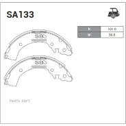 ������� ��������� ���. Hyundai GETZ 1.1-1.6 02- c ��� (D 203mm) SA133 Sangsin Brake SA133 SA133 ����