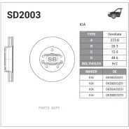 ���� ��������� Sangsin Brake SD2003 SD2003 ����