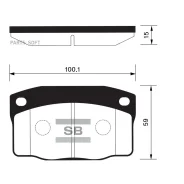 ������� ��������� �������� Sangsin Brake SP1055 SP1055 ����