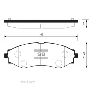 ������� ��������� �������� Sangsin Brake SP1103 SP1103 ����