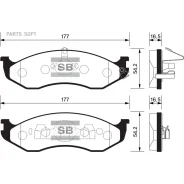 ������� �������� �. Kia Carnival, Jeep Cherokee/Gr. Cherokee 2.1i-2.5TD 90 SP1112SNS 467 00 ! Sangsin Brake SP1112 SP1112 ����