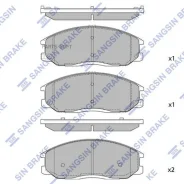 ������� ��������� �������� �������� Starex 03 04MY (Severe DUTY) SP1157SD Sangsin Brake SP1157SD SP1157SD ����