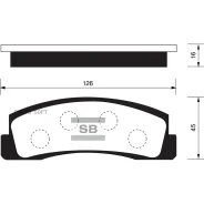 ������� ��������� �������� Sangsin Brake SP1168 SP1168 ����