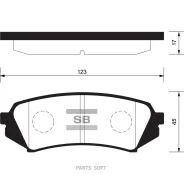������� �������� ������! Toyota Land Cruiser100 4.7i/4.2TD 98 SP1380 Sangsin Brake SP1380 SP1380 ����