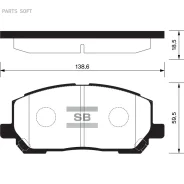 ������� ��������� �������� Sangsin Brake SP1384 SP1384 ����