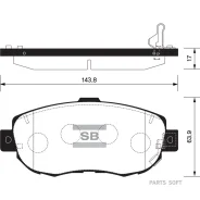 ������� �������� ��������! Toyota Lexus LS 400 92-94/Celsior UCF10 92-94 SP1386 Sangsin Brake SP1386 SP1386 ����