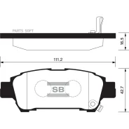 ������� ������ Toyota Avensis Verso 01-11, Estima 00-06, NOAH 07-13 SP1423 Sangsin Brake SP1423 SP1423 ����