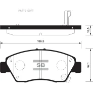 ������� ��������� �������� Sangsin Brake SP1435 SP1435 ����