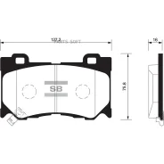 ������� ��������� �������� Sangsin Brake SP1471 SP1471 ����