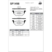 ������� ��������� ������ Sangsin Brake SP1498 SP1498 ����