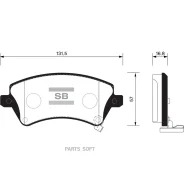 ������� �������� �������� Sangsin Brake SP1502 SP1502 ����