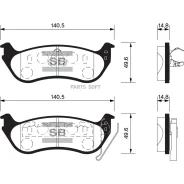 ������� �������� �. Ford Explorer 05-10, Mercury Mountaineer 05-10 SP1511SNS [5L2Z2200AA] ! Sangsin Brake SP1511 SP1511 ����