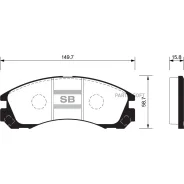 ������� ��������� �������� Mitsubishi Space Wagon 2.4GDi 98/Gear 2.0-2.5TD 95 SP1523 Sangsin Brake SP1523 SP1523 ����
