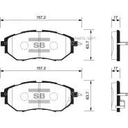 ������� �������� ��������! Subaru Legacy IV 3.0i/Outback 3.0i 03 SP1534 Sangsin Brake SP1534 SP1534 ����
