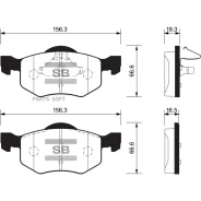 ������� ��������� �������� Ford Maverick 2.0-3.0i 01 SP1519 Sangsin Brake SP1519 SP1519 ����