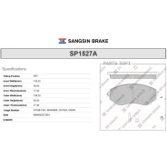 ������� ��������� Mitsubishi Pajero Sport III 15- SP1527A Sangsin Brake SP1527A SP1527A ����