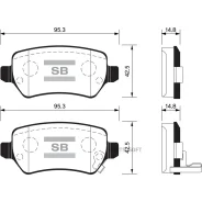 ������� �������� ������! Opel Astra G 1.8-2.2DT 01-04/Zafira 2.2i/DTi 01 SP1536 Sangsin Brake SP1536 SP1536 ����