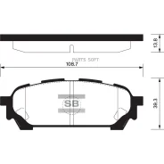 ������� ��������� ������ Sangsin Brake SP1532 SP1532 ����