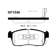 ������� �������� ��������! Suzuki Ignis 1.3 00-03 SP1549 Sangsin Brake SP1549 SP1549 ����
