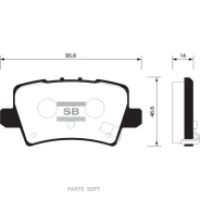 ������� ��������� ������ Sangsin Brake SP1570 SP1570 ����