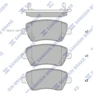 ������� ��������� �������� �������� Nissan Micra III (Severe DUTY) SP1564SD Sangsin Brake SP1564SD SP1564SD ����