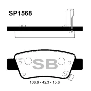 ������� ��������! ������ Honda CR-V 2.0/2.2D/2.4 06 SP1568SNS Sangsin Brake SP1568 SP1568 ����