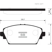 ������� �������� ��������! Honda Accord 1.8/2.0/2.0TDi, Nissan Primera 98 SP1582 Sangsin Brake SP1582 SP1582 ����