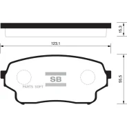 ������� ��������� �������� Sangsin Brake SP1583 SP1583 ����