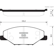 ������� ��������! �������� Skoda Fabia 1.2, VW Polo RUS 1.6 12 SP1595SNS Sangsin Brake SP1595 SP1595 ����