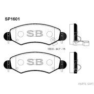 ������� �������� �����.! Suzuki Wagon/Ignis II R+ 1.3i/1.5i/1.3DDiS, Subaru Justy 1.3/1.5 03 SP1601 Sangsin Brake SP1601 SP1601 ����