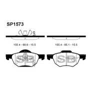 ������� ��������! �������� Honda Accord VIII all 03 SP1573SNS Sangsin Brake SP1573 SP1573 ����