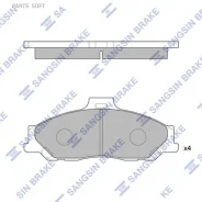 ������� �������� ��������! Ford Ranger 2.5D/TD, Mazda B 2.2i/2.5D/TD 99 SP1628 Sangsin Brake SP1628 SP1628 ����