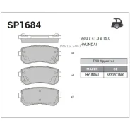 ������� �������� ������! Hyundai i20 1.4/1.4/1.6CRD 08 SP1684 Sangsin Brake SP1684 SP1684 ����