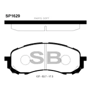 ������� �������� �.! Subaru Impreza 1.6/1.6 AWD 01 SP1629 Sangsin Brake SP1629 SP1629 ����
