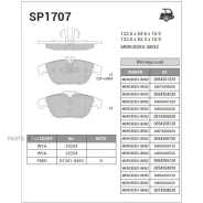 ������� �������� ������! MB W204 1.8-3.5 07 SP1707 Sangsin Brake SP1707 SP1707 ����