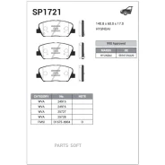 ������� ��������� Sangsin Brake SP1721 SP1721 ����