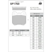 ������� �������� ������! Opel Omega A/B/Vectra � 1.6-2.2DTi 87-03 SP1760 Sangsin Brake SP1760 SP1760 ����