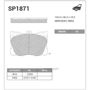 ������� �������� Mercedes E Class 2017- SP1871 Sangsin Brake SP1871 SP1871 ����