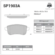 ������� ��������� �������� Renault Scenic III 09- SP1903A Sangsin Brake SP1903A SP1903A ����
