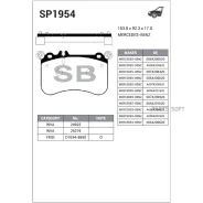 ������� �������� Mercedes E W212 SP1954 Sangsin Brake SP1954 SP1954 ����