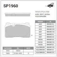 ������� ��������� �������� Sangsin Brake SP1960 SP1960 ����