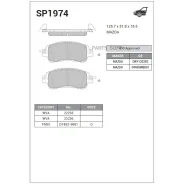 ������� �������� Mazda 2 2014- SP1974 Sangsin Brake SP1974 SP1974 ����