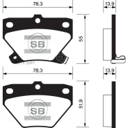 ������� ��������� �������� Toyota Celica/Corolla/Prius/Yaris 1.0-1.8i/1.4D 99 SP2044 Sangsin Brake SP2044 SP2044 ����